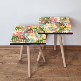 Hanah Home Juego de Mesas Nido Multicolor